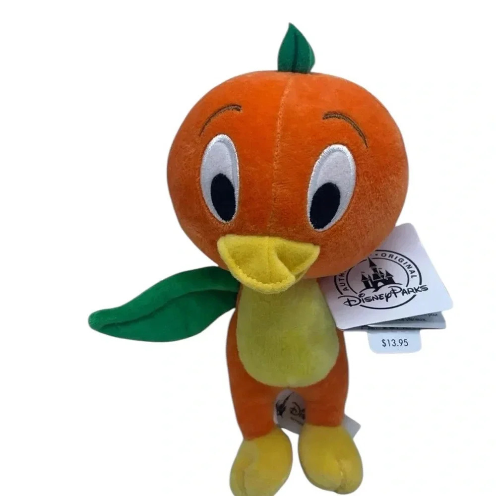 Walt Disney Parks Orange Bird Plush Authentic Original 7" With Original tags